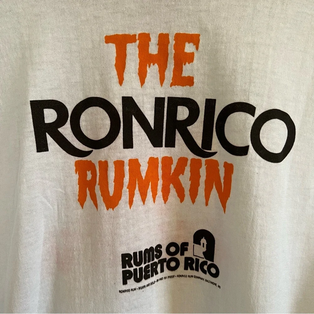Vintage Ronrico Rum T-shirt - Picture 4 of 5